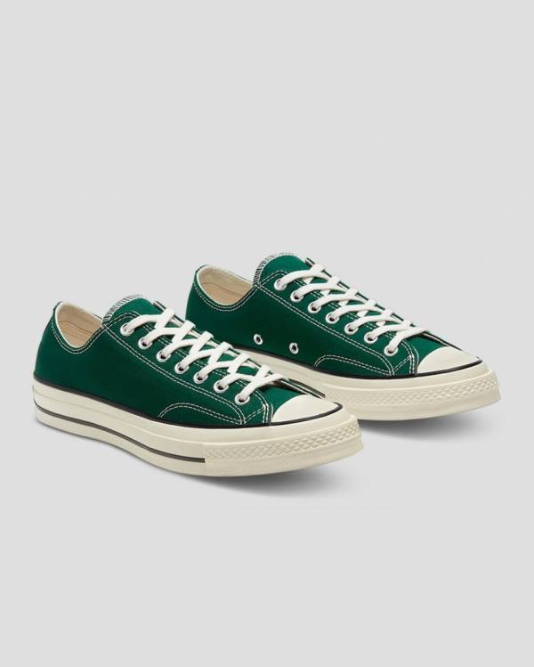 Converse Chuck 70 Organic Kanvas Düz Taban Ayakkabı Yeşil | CV-974MNL