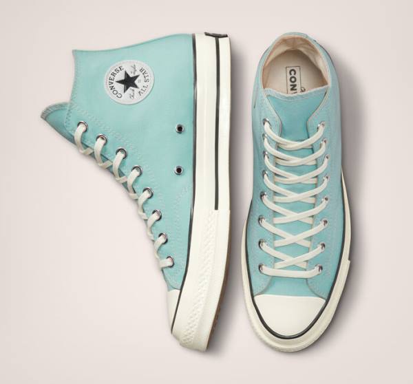 Converse Chuck 70 Pastel Polyester Yüksek Taban Ayakkabı Siyah | CV-341KJH