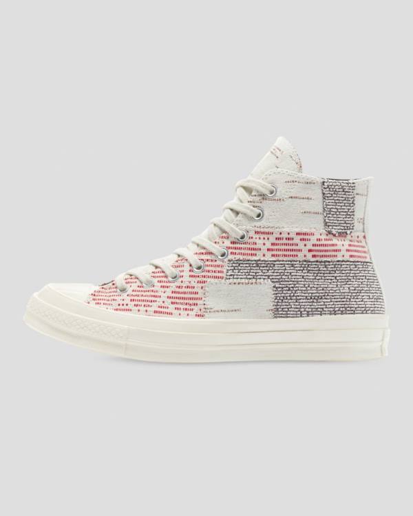 Converse Chuck 70 Patchwork Yüksek Taban Ayakkabı Pembe Gri | CV-742RWF