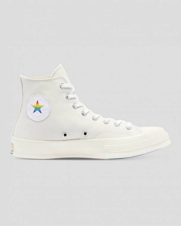 Converse Chuck 70 Pride Yüksek Taban Ayakkabı Bej Rengi | CV-136SYF