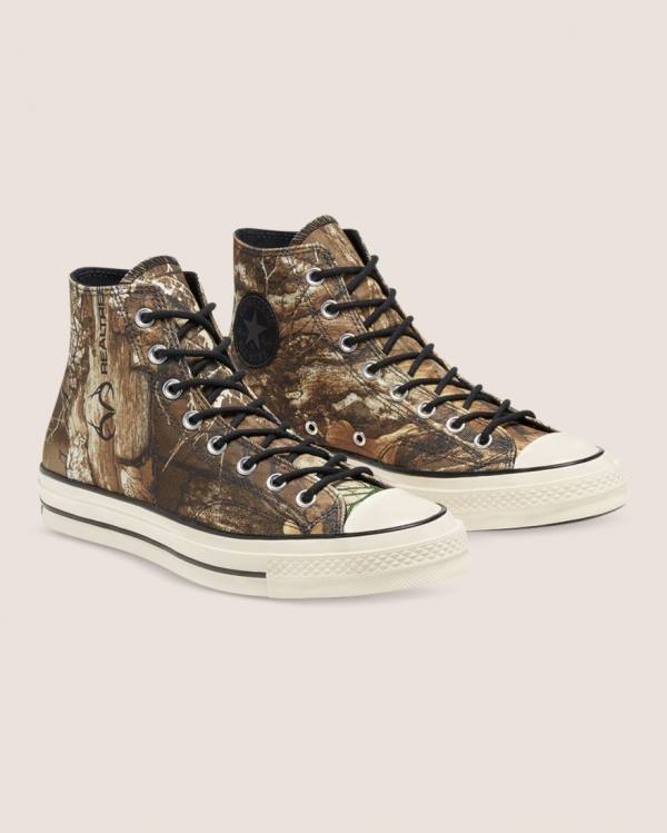 Converse Chuck 70 Realtree Edge Camo Print Utility Yüksek Taban Ayakkabı Kahverengi | CV-401JYX