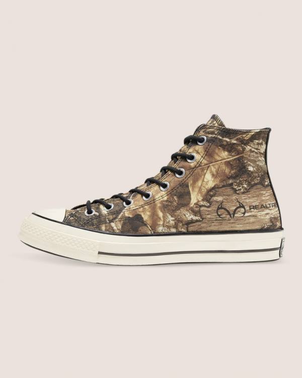 Converse Chuck 70 Realtree Edge Camo Print Utility Yüksek Taban Ayakkabı Kahverengi | CV-401JYX