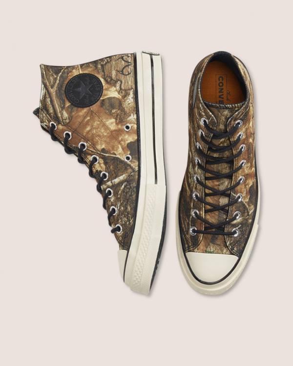 Converse Chuck 70 Realtree Edge Camo Print Utility Yüksek Taban Ayakkabı Kahverengi | CV-401JYX