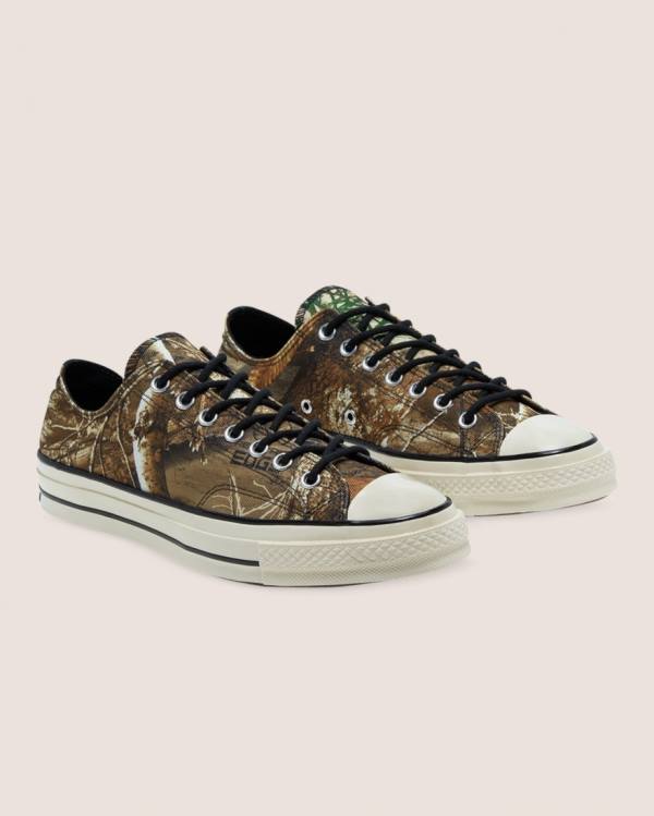 Converse Chuck 70 Realtree Edge Camo Print Utility Düz Taban Ayakkabı Kahverengi | CV-802FIR