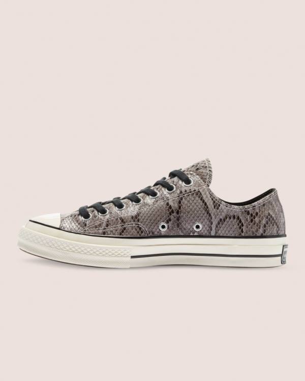 Converse Chuck 70 Reptile Süet Düz Taban Ayakkabı Gri | CV-260UHV