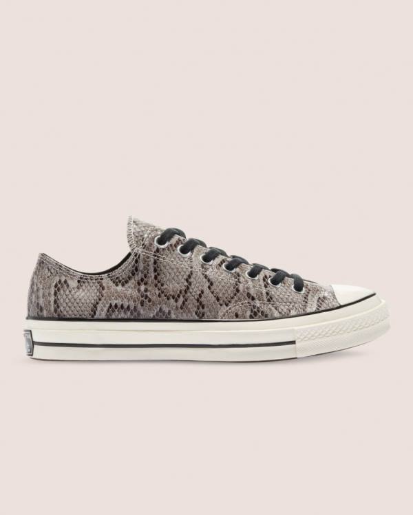 Converse Chuck 70 Reptile Süet Düz Taban Ayakkabı Gri | CV-260UHV