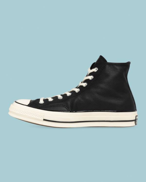 Converse Chuck 70 Seasonal Deri Yüksek Taban Ayakkabı Siyah | CV-124JXP