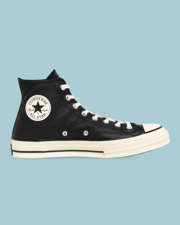 Converse Chuck 70 Seasonal Deri Yüksek Taban Ayakkabı Siyah | CV-124JXP