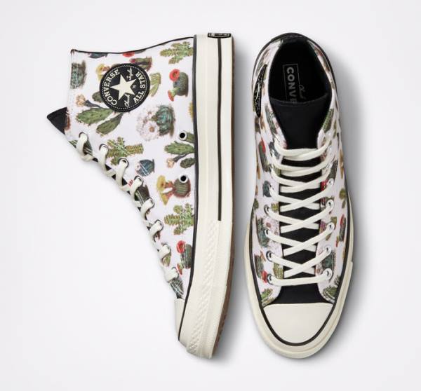 Converse Chuck 70 Succulents Yüksek Taban Ayakkabı Siyah | CV-491KHT