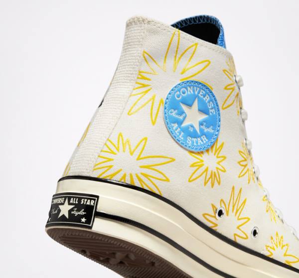 Converse Chuck 70 Sunny Floral Yüksek Taban Ayakkabı Mavi | CV-026RJH