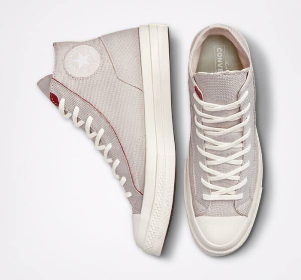 Converse Chuck 70 Tearaway Yüksek Taban Ayakkabı Açık Gümüş Pembe | CV-187CXN