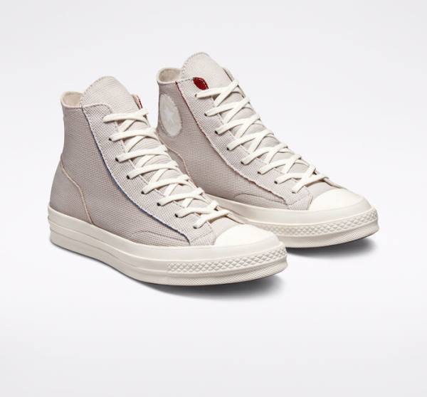 Converse Chuck 70 Tearaway Yüksek Taban Ayakkabı Açık Gümüş Pembe | CV-187CXN