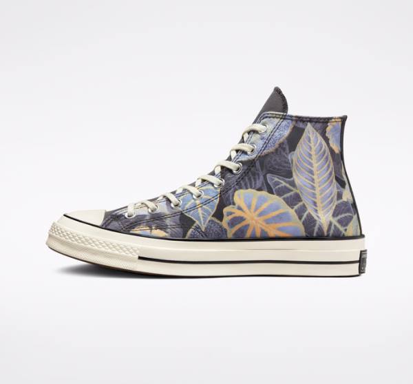 Converse Chuck 70 Tropical Leaf Yüksek Taban Ayakkabı Siyah | CV-783NFS