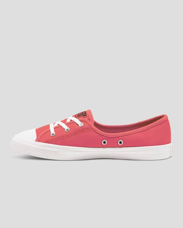 Converse Chuck Taylor All Star Ballet Seasonal Colour Düz Taban Ayakkabı Pembe | CV-069GHP