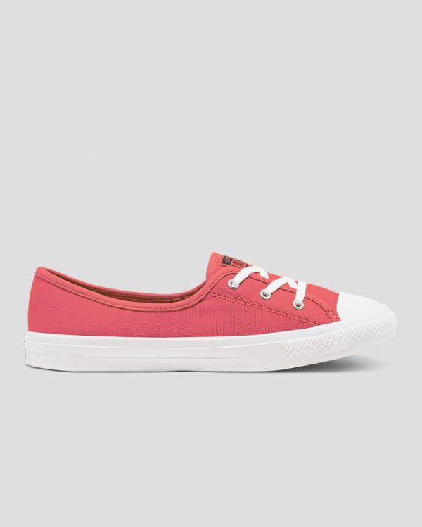 Converse Chuck Taylor All Star Ballet Seasonal Colour Düz Taban Ayakkabı Pembe | CV-069GHP