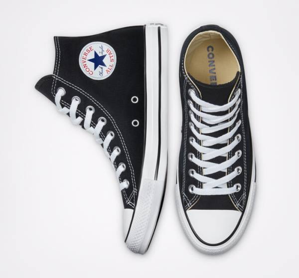 Converse Chuck Taylor All Star Black Yüksek Taban Ayakkabı Siyah | CV-701ZUG