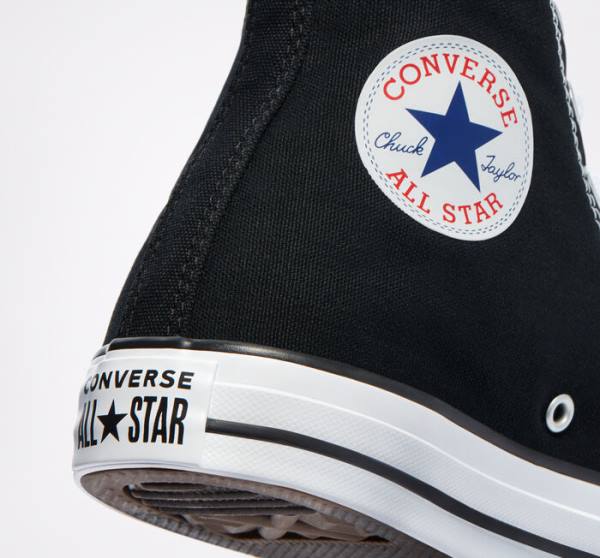 Converse Chuck Taylor All Star Black Yüksek Taban Ayakkabı Siyah | CV-701ZUG