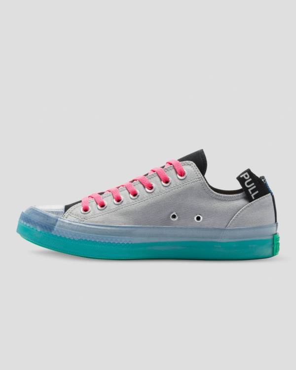 Converse Chuck Taylor All Star CX Pull Tab Düz Taban Ayakkabı Gri | CV-439ETR