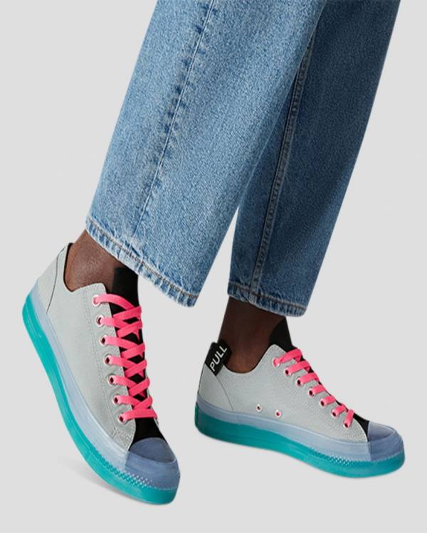 Converse Chuck Taylor All Star CX Pull Tab Düz Taban Ayakkabı Gri | CV-439ETR