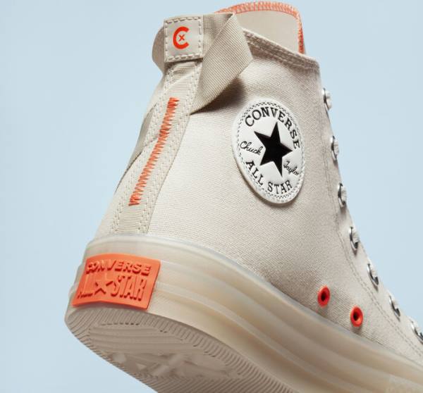 Converse Chuck Taylor All Star CX Stretch Kanvas Yüksek Taban Ayakkabı Kahverengi Mango | CV-896WJF