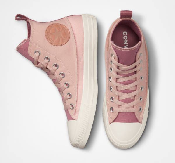 Converse Chuck Taylor All Star Crafted Kanvas Yüksek Taban Ayakkabı Pembe Pembe Pembe | CV-326GHK