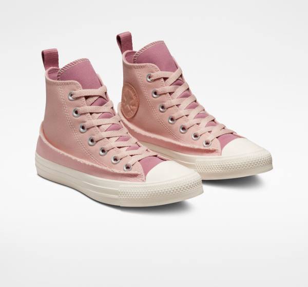 Converse Chuck Taylor All Star Crafted Kanvas Yüksek Taban Ayakkabı Pembe Pembe Pembe | CV-326GHK