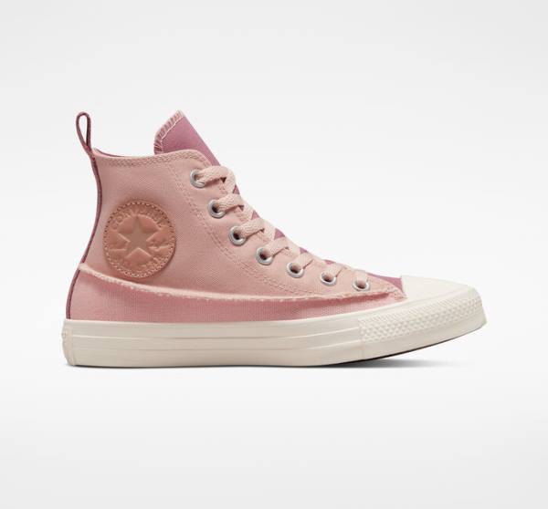 Converse Chuck Taylor All Star Crafted Kanvas Yüksek Taban Ayakkabı Pembe Pembe Pembe | CV-326GHK