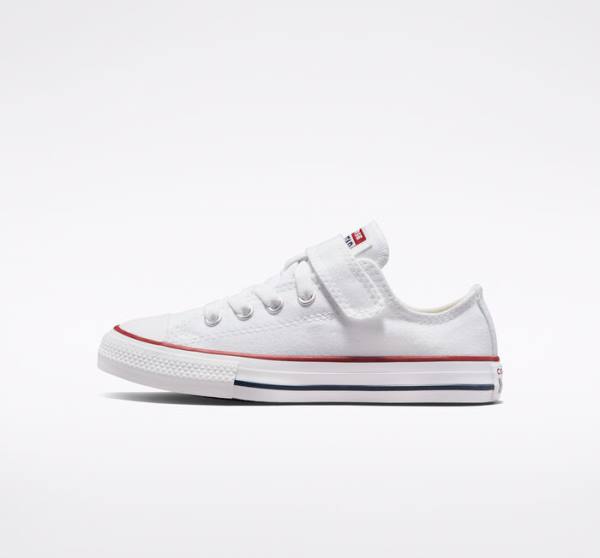 Converse Chuck Taylor All Star Easy-On Düz Taban Ayakkabı Beyaz Beyaz Bej Rengi | CV-814ISA