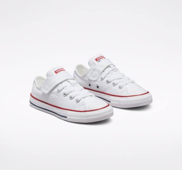 Converse Chuck Taylor All Star Easy-On Düz Taban Ayakkabı Beyaz Beyaz Bej Rengi | CV-814ISA