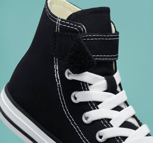 Converse Chuck Taylor All Star Easy-On Yüksek Taban Ayakkabı Siyah Bej Rengi Beyaz | CV-520QFS