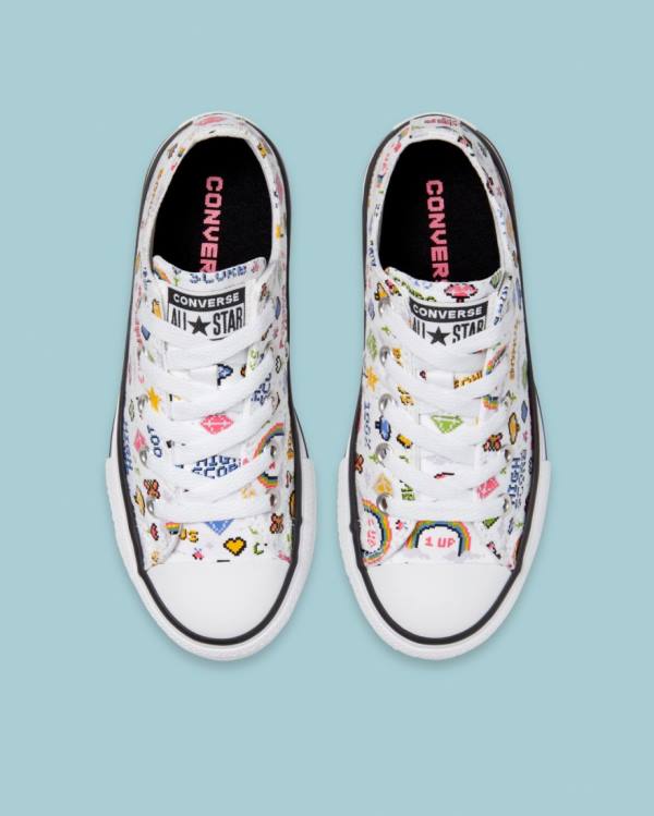 Converse Chuck Taylor All Star Girls Gamer Yüksek Taban Ayakkabı Beyaz | CV-561MEG