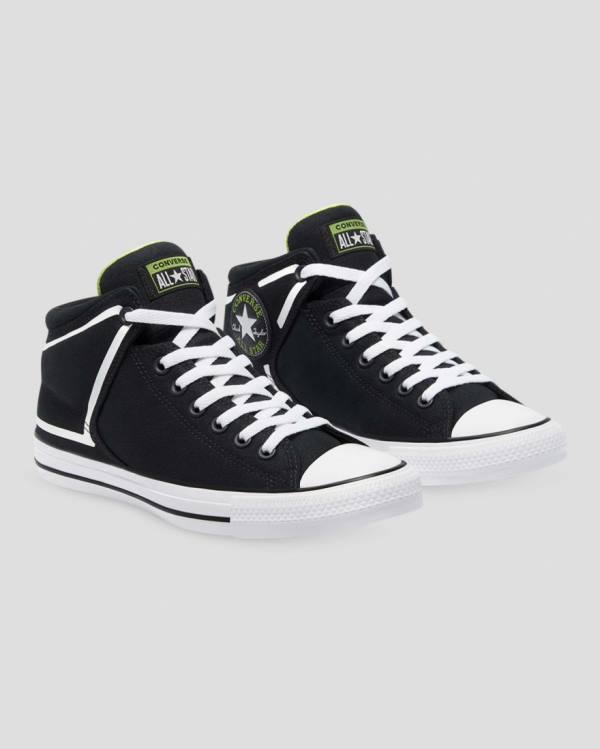 Converse Chuck Taylor All Star High Sokak Dramatic Nights Yüksek Taban Ayakkabı Siyah | CV-341JOT