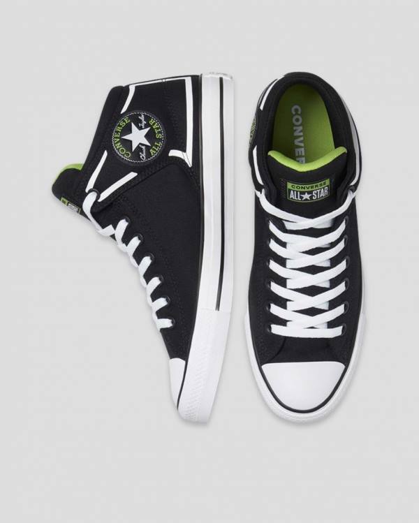 Converse Chuck Taylor All Star High Sokak Dramatic Nights Yüksek Taban Ayakkabı Siyah | CV-341JOT