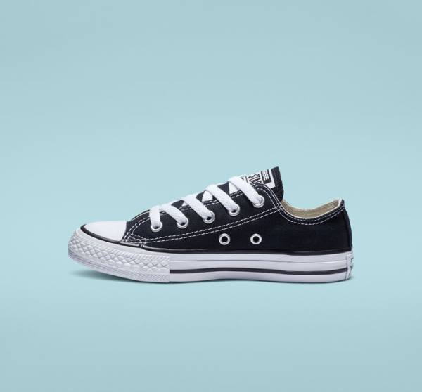 Converse Chuck Taylor All Star Klasik Düz Taban Ayakkabı Siyah | CV-643HIK