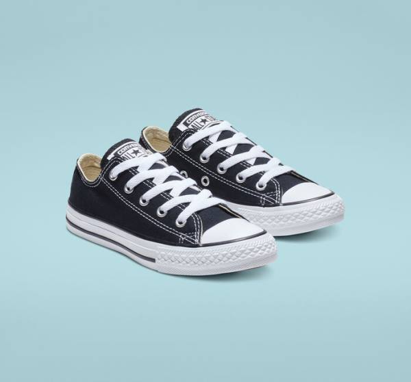 Converse Chuck Taylor All Star Klasik Düz Taban Ayakkabı Siyah | CV-643HIK