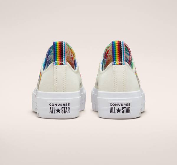 Converse Chuck Taylor All Star Lift Platform Pride Düz Taban Ayakkabı Kırmızı | CV-130BOF