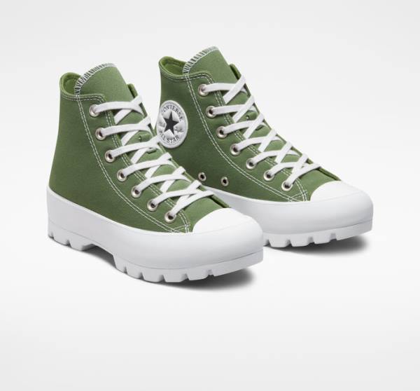 Converse Chuck Taylor All Star Lugged Seasonal Color Yüksek Taban Ayakkabı Beyaz Siyah | CV-265IDN