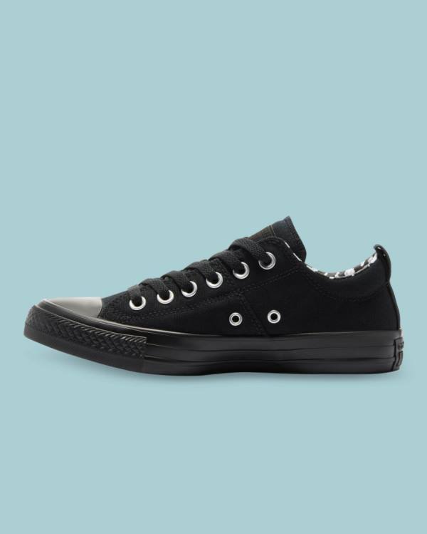 Converse Chuck Taylor All Star Madison Düz Taban Ayakkabı Siyah | CV-721QKB