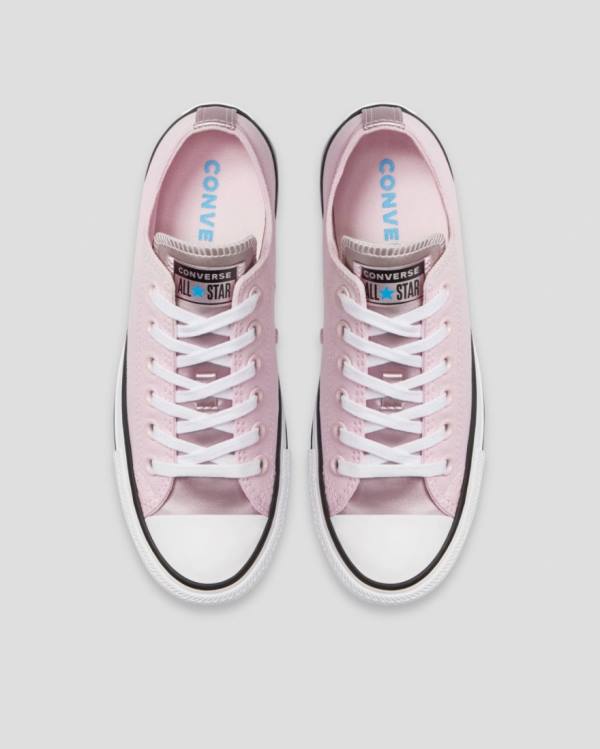 Converse Chuck Taylor All Star Mono Metallic Düz Taban Ayakkabı Pembe | CV-143HGC