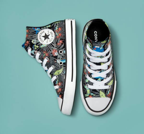 Converse Chuck Taylor All Star Plants Yüksek Taban Ayakkabı Siyah Açık Yeşil Beyaz | CV-482NKZ