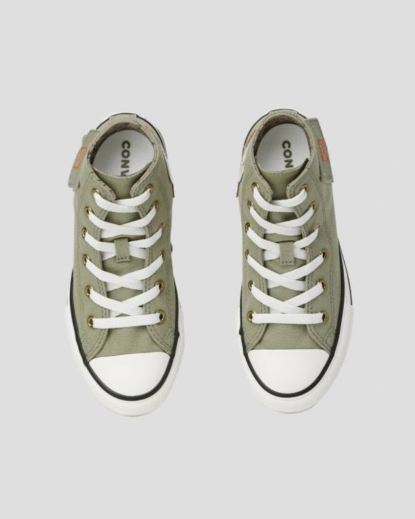 Converse Chuck Taylor All Star Pocket Camp Yüksek Taban Ayakkabı Yeşil | CV-563KMC