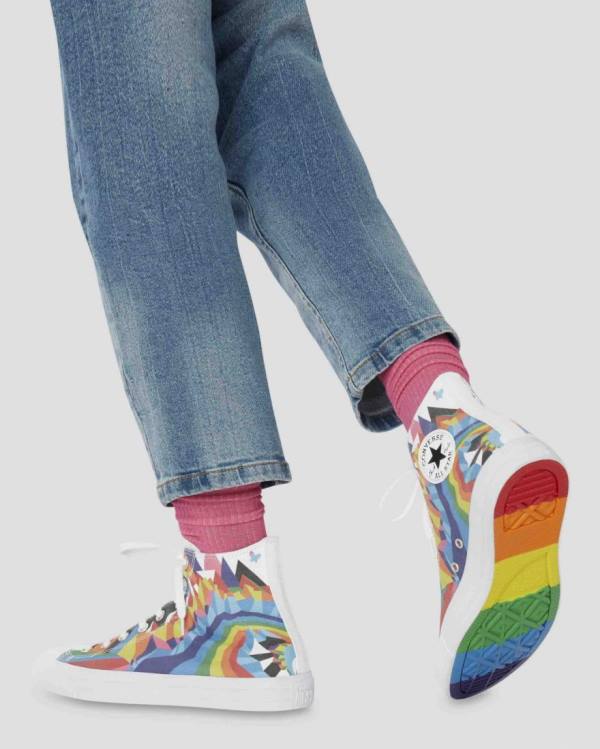 Converse Chuck Taylor All Star Pride Yüksek Taban Ayakkabı Renkli | CV-045HZX