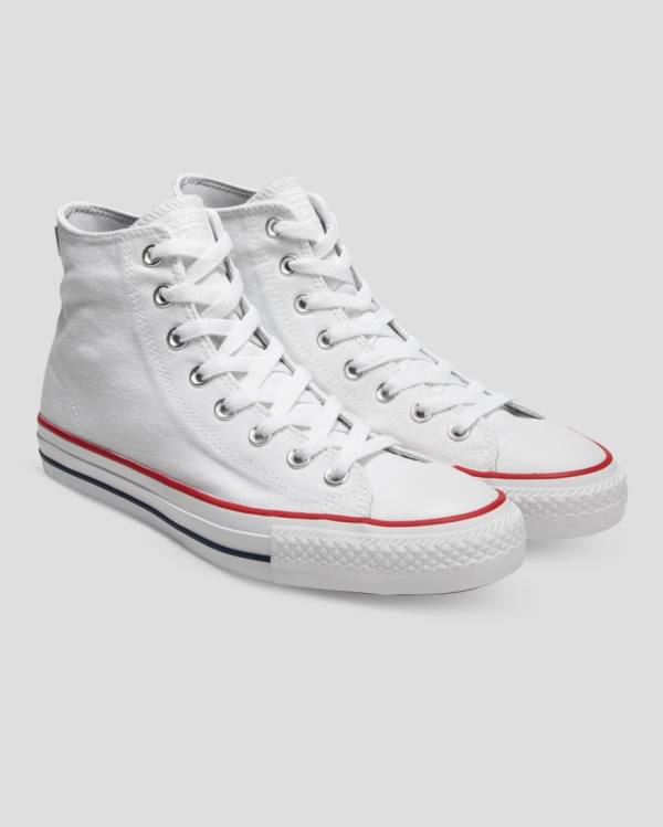 Converse Chuck Taylor All Star Pro Kanvas Yüksek Taban Ayakkabı Beyaz | CV-120RHP