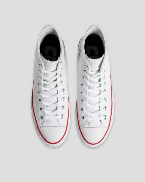 Converse Chuck Taylor All Star Pro Kanvas Yüksek Taban Ayakkabı Beyaz | CV-120RHP