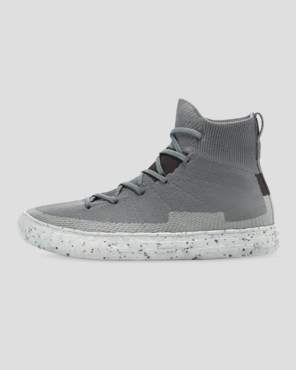 Converse Chuck Taylor All Star Renew Crater Knit Yüksek Taban Ayakkabı Gri | CV-274NFR