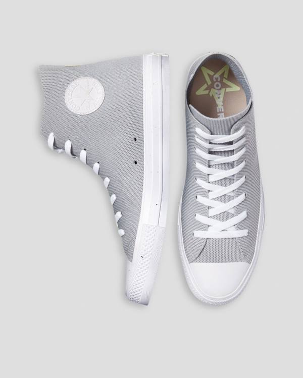 Converse Chuck Taylor All Star Renew Knit Yüksek Taban Ayakkabı Gri | CV-924SAN