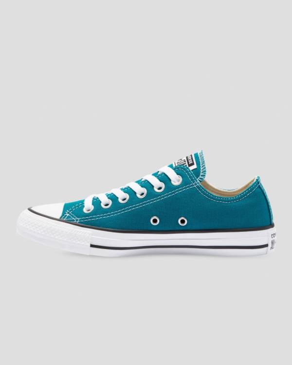 Converse Chuck Taylor All Star Seasonal Düz Taban Ayakkabı Mavi | CV-394MIH