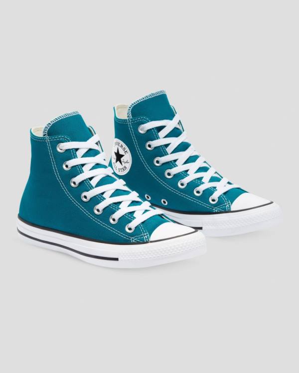 Converse Chuck Taylor All Star Seasonal Yüksek Taban Ayakkabı Mavi | CV-401DHW