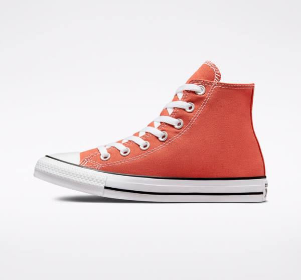 Converse Chuck Taylor All Star Seasonal Color Yüksek Taban Ayakkabı Turuncu | CV-543KCH