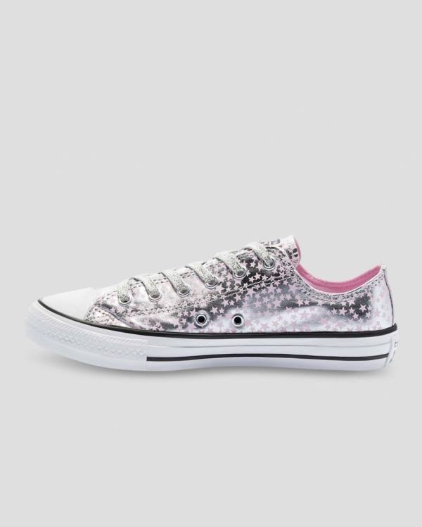 Converse Chuck Taylor All Star Shes A Star Düz Taban Ayakkabı Pembe Gümüş | CV-184SEU